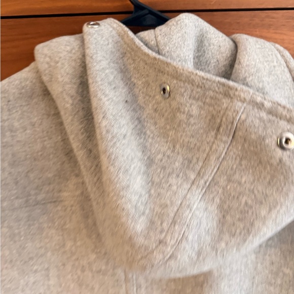 J. Crew Chateau parka Italian stadium-cloth wool HTHR DUSK/gray Size 12 - Picture 7 of 8